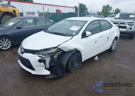 2016 Toyota Corolla Le из США, поврежденный, VIN 2T1BURHE7GC527003